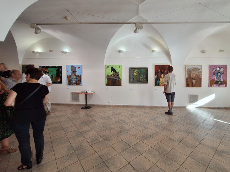 3 znovu spolu - výstavní prostory galerie FONS - Pardubice - 2. 7. 2025 - Foto: Jiří Provazník