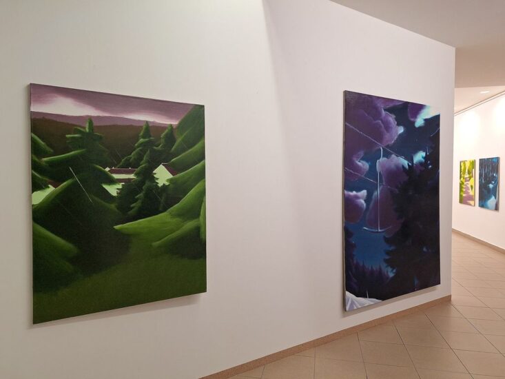 Petr Gruber - Čekání na noc - Galerie Univerzity Pardubice - 29. 10. 2025 - Foto: Jiří Provazník