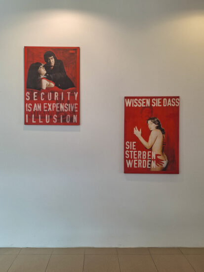 Ona B. - Security is an expensive illusion, Wissen Sie dass Sie sterben werden - Galerie Univerzity Pardubice - 2. 6. 2026 - Foto: Jiří Provazník