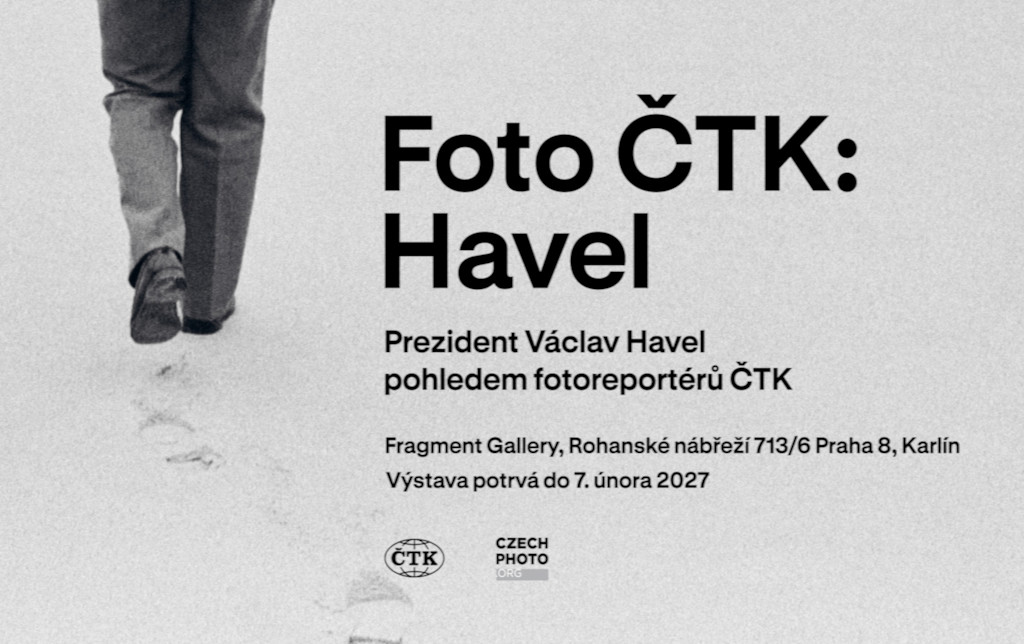 Plakát výstavy Foto ČTK: Havel (ČTK, Czech Photo).
